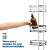 Over Shower Hanging Rack - Chrome